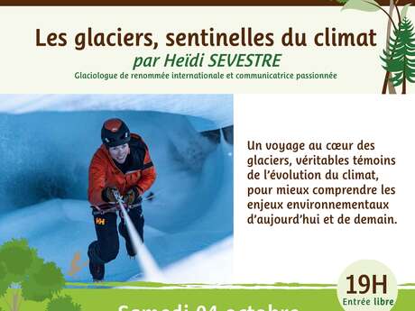 Conférence : « Les glaciers, sentinelles du climat »
