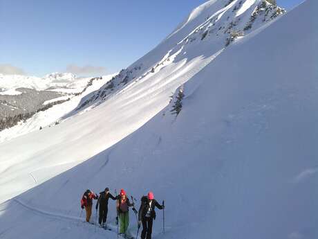 Raid à ski Megève