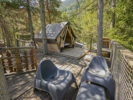 Tente lodge perchée Rioclar