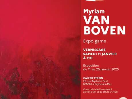 Exposition de Myriam Van Boven "Expo game"