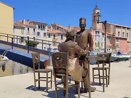 Statues de Bronze Fernandel et Bourvil