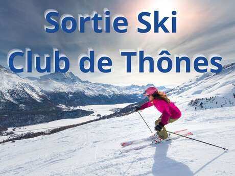 Sortie ski avec le ski-club