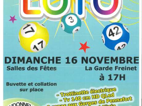 Loto des Randonneurs du Freinet
