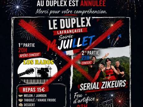 Concert chez Le Duplex ANNULÉ