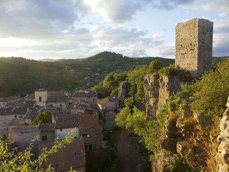 Tour médiévale et vestiges du château féodal