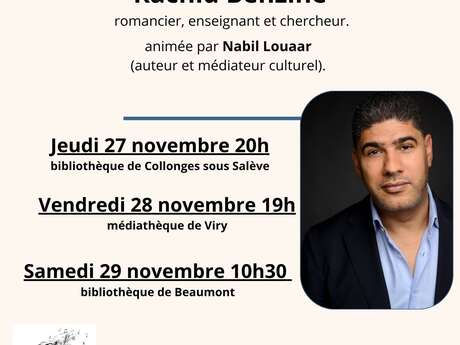 Rencontre avec l'auteur Rachid Benzine