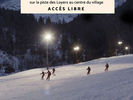 Nocturne de ski alpin