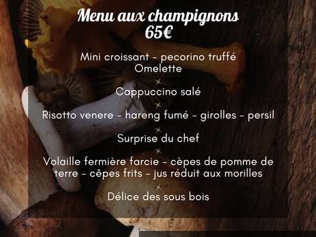 Repas Tout aux Champignons