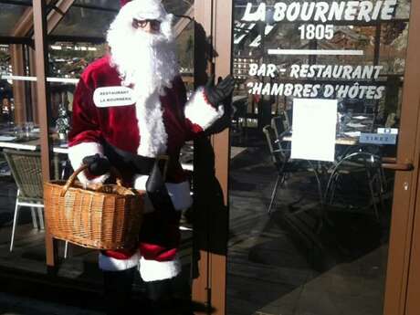 Arrival of Santa Claus at La Bournerie