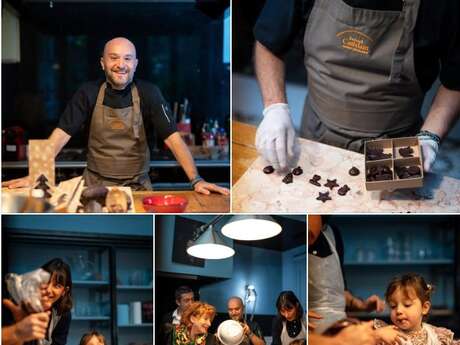 Atelier mendiants de Noël avec la chocolaterie Castelain