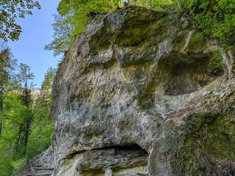 Falaise d'escalade du Parc Thermal - Secteur des Thermes