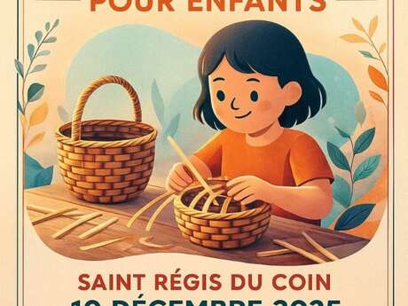 Atelier vannerie pour enfants