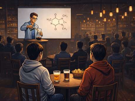 Production de bière, de la science à la main