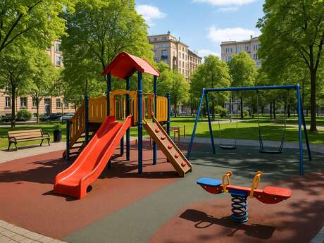Park and playground - Square Haut Borrigo