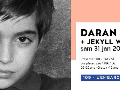 Concert : Daran + Jekyll Wood