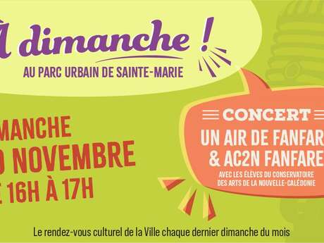 A dimanche, au Parc Urbain de Sainte-Marie