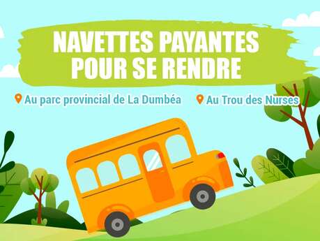 Paid shuttles at Dumbéa Provincial Park
