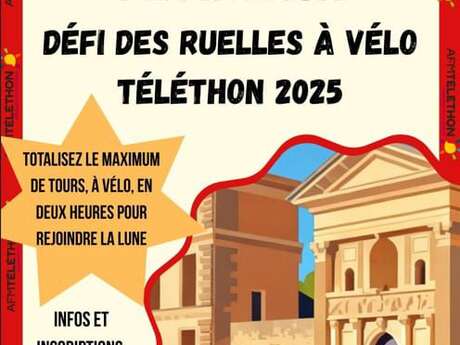Défi des ruelles à vélo à La Tour d'Aigues pour le téléthon