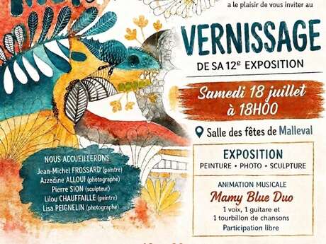 Exposition de peintures et photographies