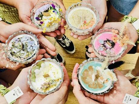 Atelier bougie pour adultes et enfants