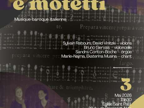 Cantate e motetti - Musique baroque italienne