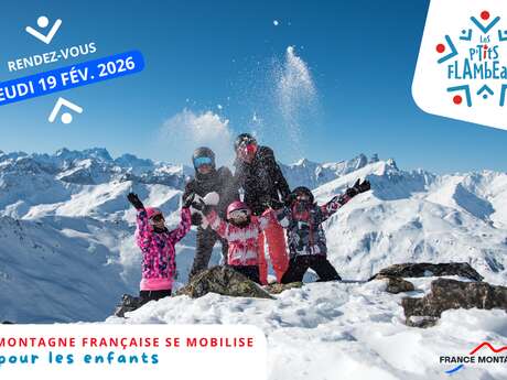 Descente aux flambeaux ESF Nationale "Les P'tits flambeaux", suivie du feu d'artifice