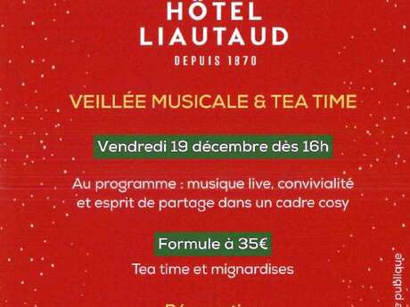 Musical evening & tea time at Liautaud