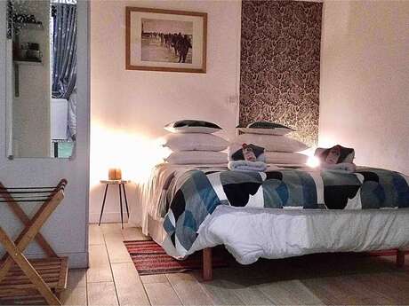 Chambre d'hôtes dans un atelier d'Artiste