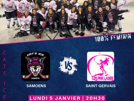 Match Cat's Ice de Samoëns vs les Pink Ladies de Saint-Gervais