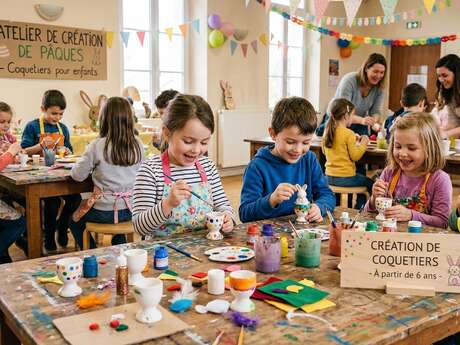 Workshop für Kinder und Jugendliche „Verziere dein Ei und deinen Eierbecher“