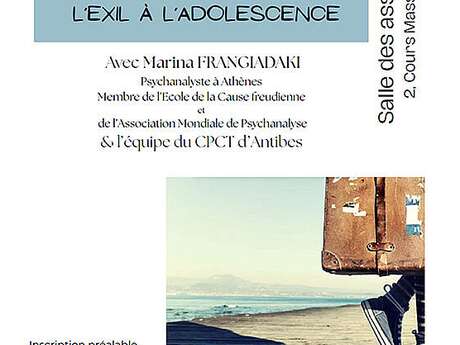 Conférences "L'exil à l'adolescence" - CPCT Antibes