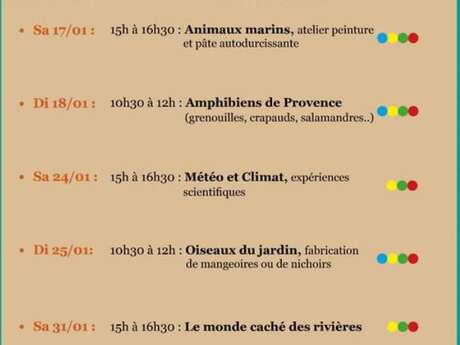 Savante Nature : Programme du mois de janvier 2026 !
