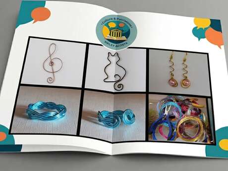 Ateliers : Modelage du fil d'or et de fer