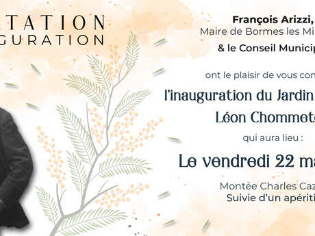 Inauguration Jardin du Mimosa