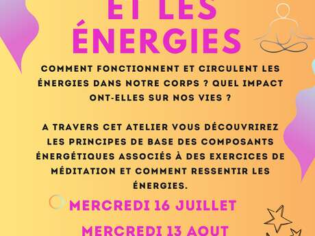 Atelier "la méditation et les énergies"