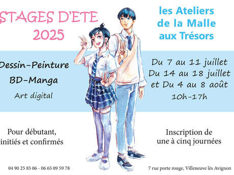 Stage d'été des Ateliers de la Malle aux Trésors