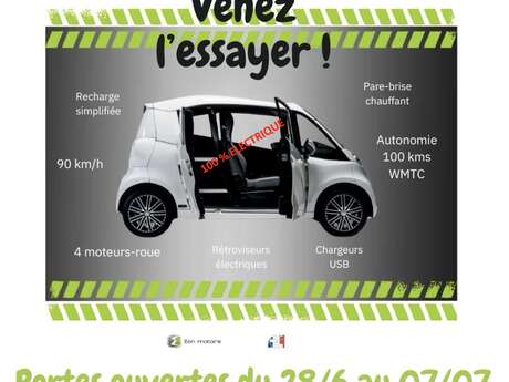Présentation officielle de la micro voiture 100% électrique WEEZ