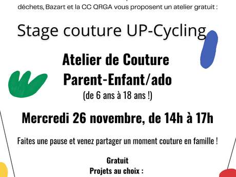Atelier de couture up-cycling parents - enfants, ados