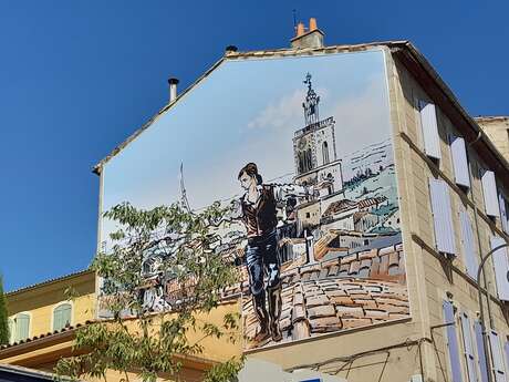 Bâche hommage au Hussard sur le toit