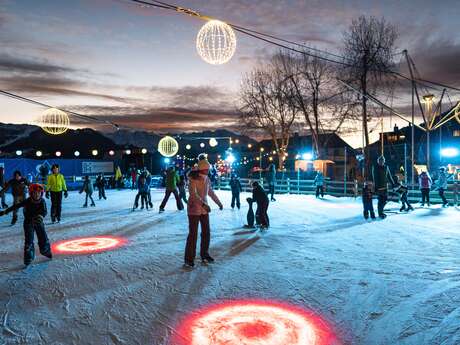 Eisbahn im Freizeitpark