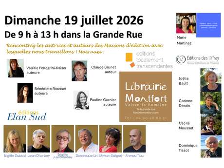 Rencontre avec des auteurs/autrices des Maisons d'édition - Librairie Montfort