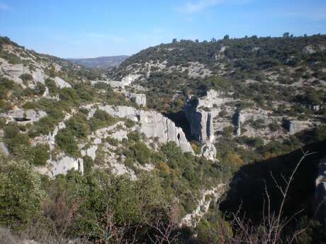 The upstream sections of the gorges of Véroncle