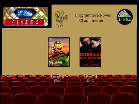 Programme Cinéma de L'Eden