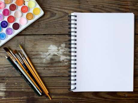 Animation pour enfant 4-7 ans aux marais de Lavours - Peintures et tambouilles