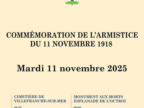 Ceremony of "11 November 1918"