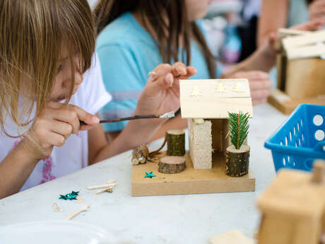 Wooden chalet workshop