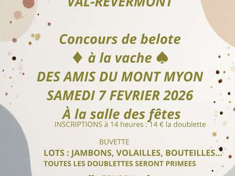 Concours de Belote à la Vache