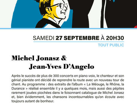 Musique : Concert de Michel Jonasz et Jean-Yves d'Angelo