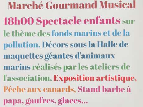 MARCHÉ GOURMAND FESTIF ET MUSICAL !