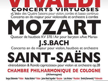 Concert : Chambre Philharmonique Cologne tournée 2025